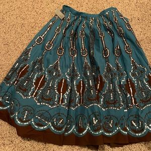 NWT WD-NY sequined lined skirt size 6